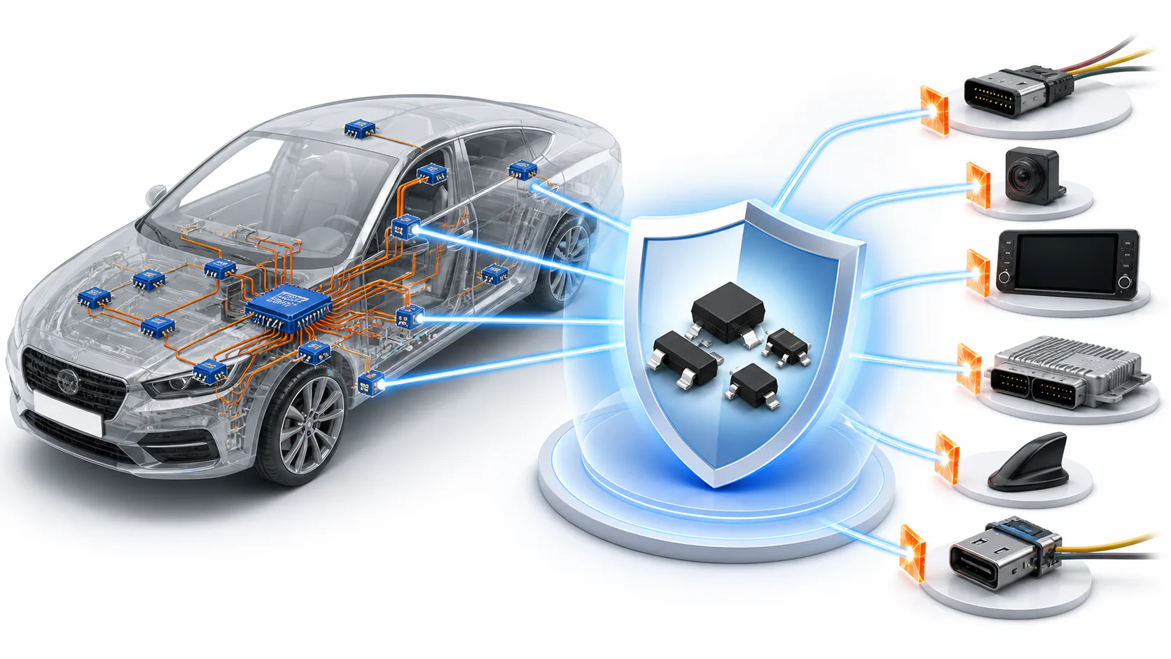 The Cheapest Parts That Can Hold a Car BOM Hostage: China-Based TVS / ESD Alternatives, Read by Interface, image 1